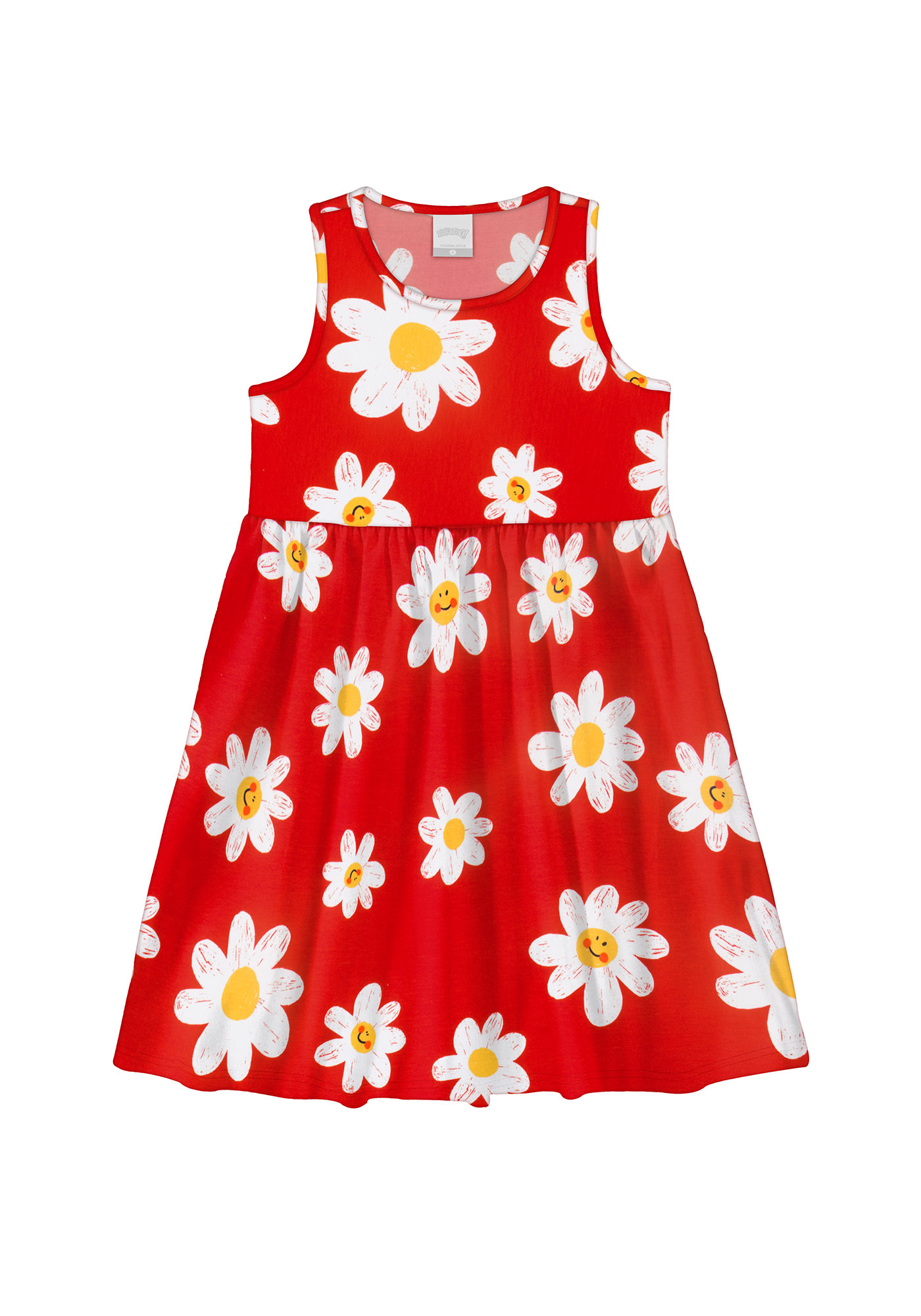 Vestido Estampado Jogo da Velha Infantil Menina - Marshoes