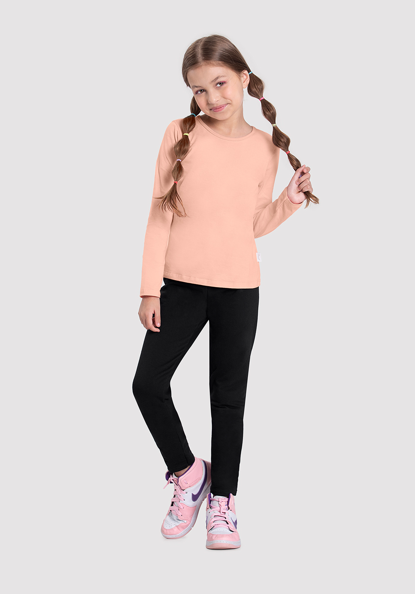 Legging Infantil Menina Molecotton Donuts Rosa Livy Malhas