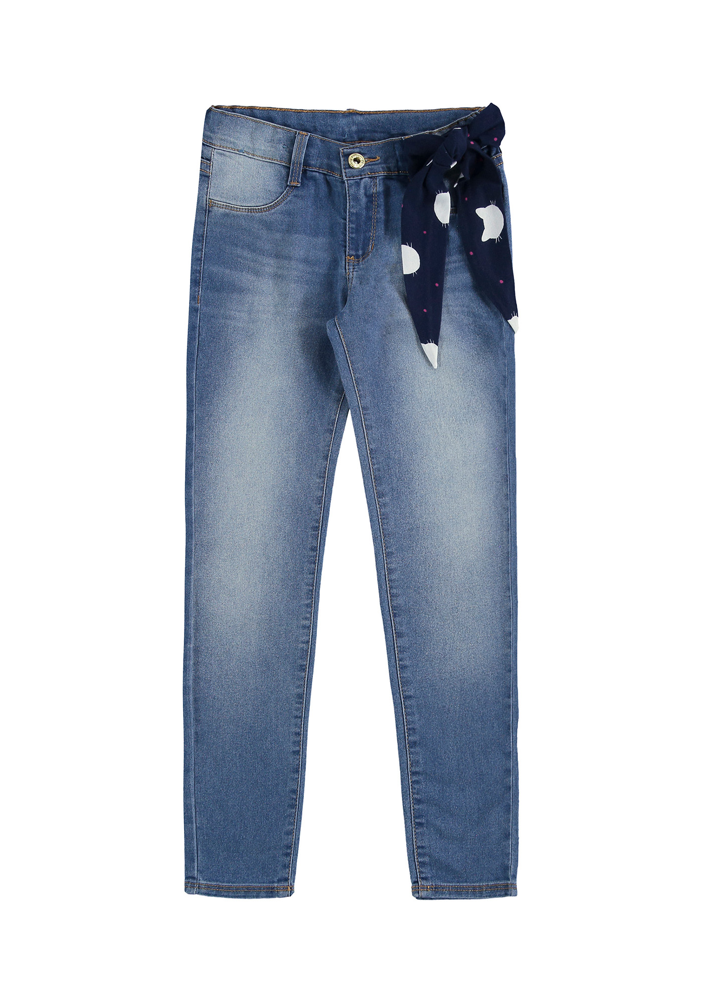 Calça Jeans Feminina Skinny Casual Elastano Slim 454 em Promoção